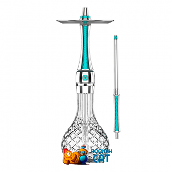 Заказать кальян Maxx Royal Sealight (Макс Роял Бирюзовый Серебряный) онлайн с доставкой по всей России